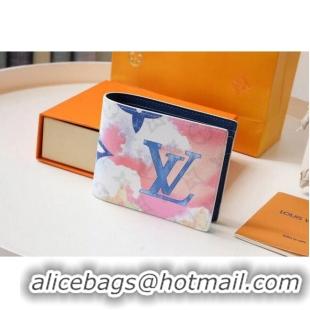 Famous Brand Louis Vuitton SLENDER WALLET M80590 Watercolor