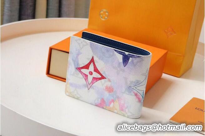 Famous Brand Louis Vuitton SLENDER WALLET M80590 Watercolor