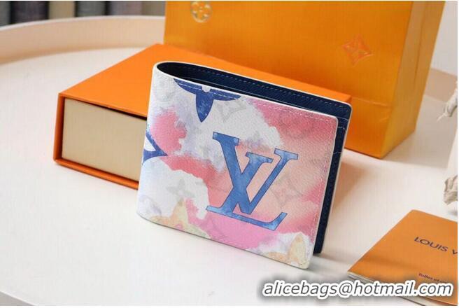 Famous Brand Louis Vuitton SLENDER WALLET M80590 Watercolor