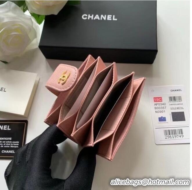 Famous Brand Chanel card holder AP0342 pink