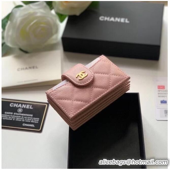 Famous Brand Chanel card holder AP0342 pink