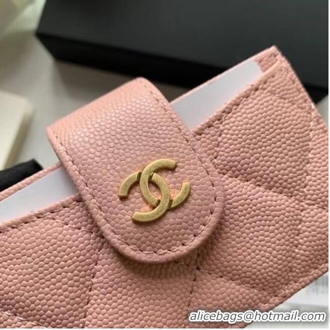 Famous Brand Chanel card holder AP0342 pink