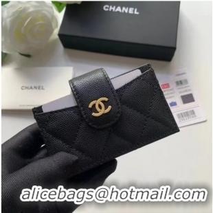 Good Quality Chanel card holder AP0342 black