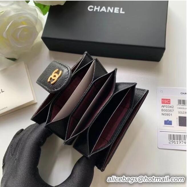 Good Quality Chanel card holder AP0342 black