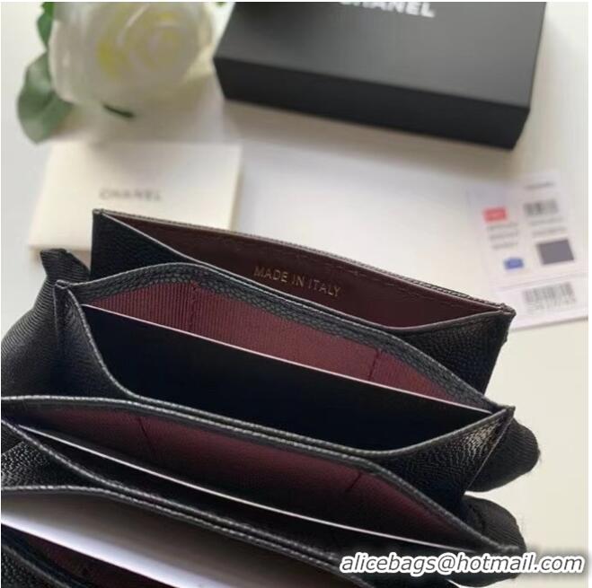 Good Quality Chanel card holder AP0342 black