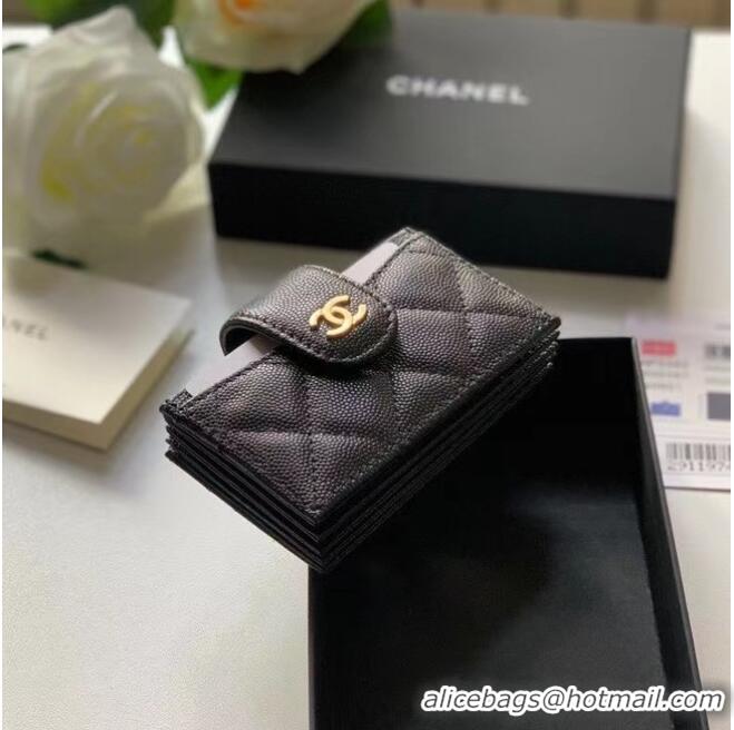 Good Quality Chanel card holder AP0342 black