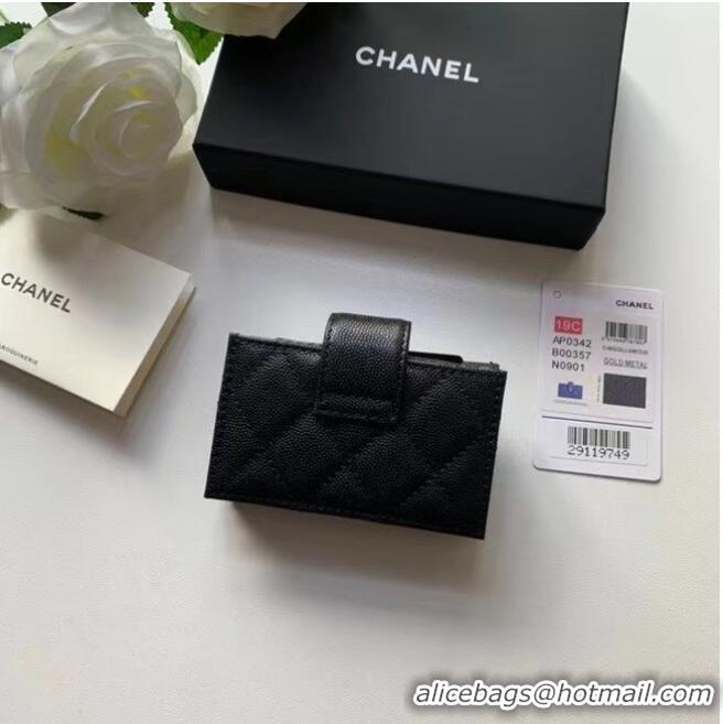 Good Quality Chanel card holder AP0342 black