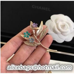 Traditional Discount Chanel Brooch CE6639 Blue