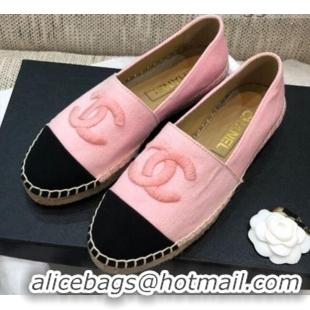 Sumptuous Chanel Denim Espadrilles G29762 Pink 2021