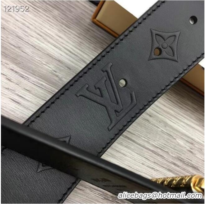 Unique Style Louis Vuitton REVERSO 40MM REVERSIBLE BELT MP311V gold-color hardware