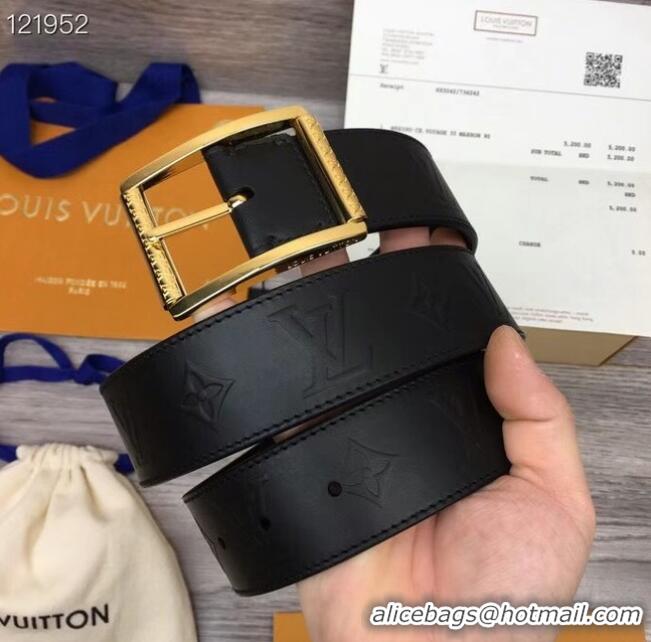 Unique Style Louis Vuitton REVERSO 40MM REVERSIBLE BELT MP311V gold-color hardware