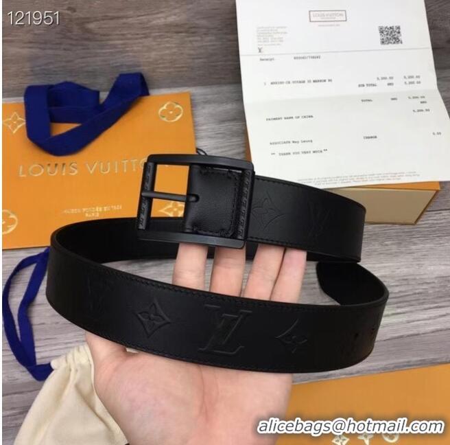 Shop Fashion Louis Vuitton REVERSO 40MM REVERSIBLE BELT MP311V black-color hardware