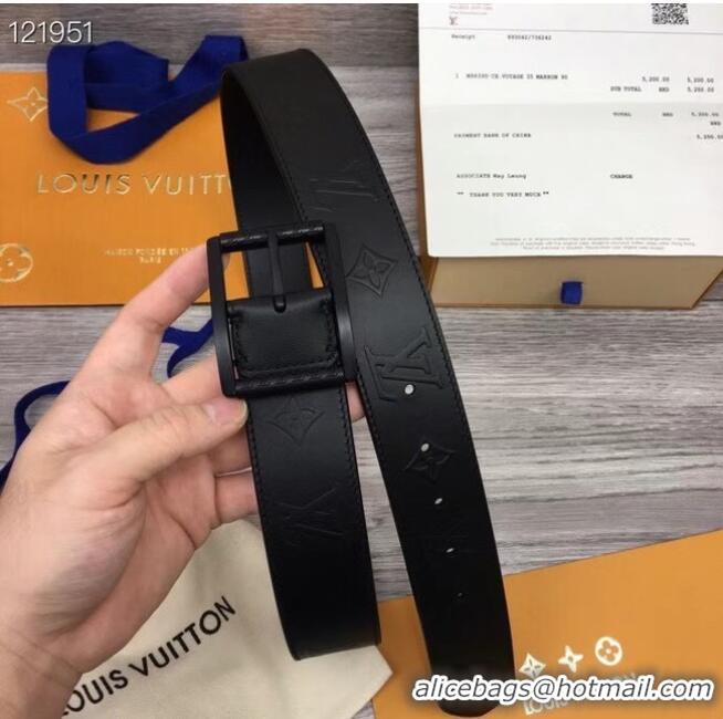 Shop Fashion Louis Vuitton REVERSO 40MM REVERSIBLE BELT MP311V black-color hardware