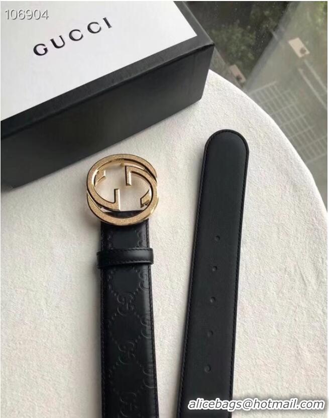 Most Popular Gucci Reversible Signature leather belt 473031