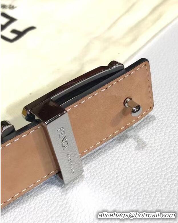 Famous Brand Fendi Leather Belt Width 30mm F2371