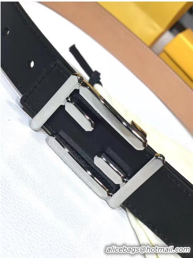 Famous Brand Fendi Leather Belt Width 30mm F2371