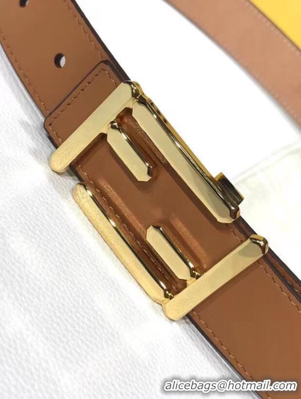 Original Cheap Fendi Leather Belt Width 30mm F2372