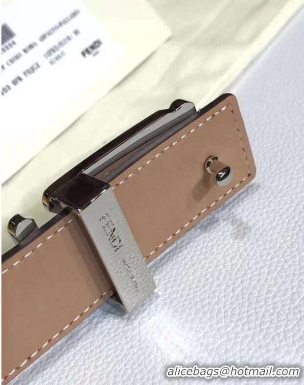 Well Crafted Fendi Leather Belt Width 30mm F2373