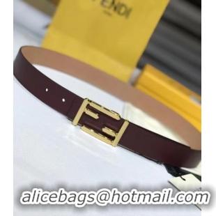 Big Discount Fendi Leather Belt Width 30mm F2374