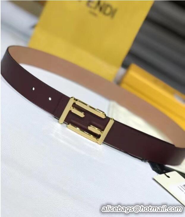 Big Discount Fendi Leather Belt Width 30mm F2374