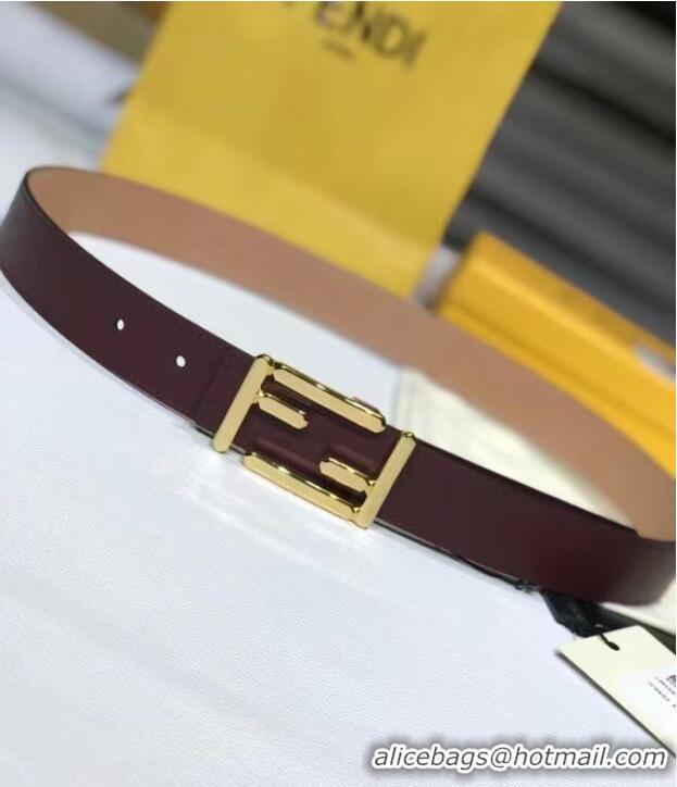 Big Discount Fendi Leather Belt Width 30mm F2374