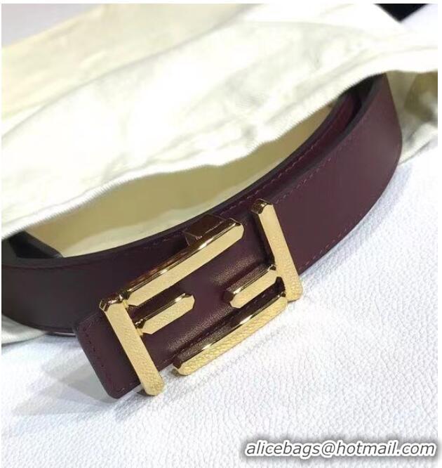 Big Discount Fendi Leather Belt Width 30mm F2374