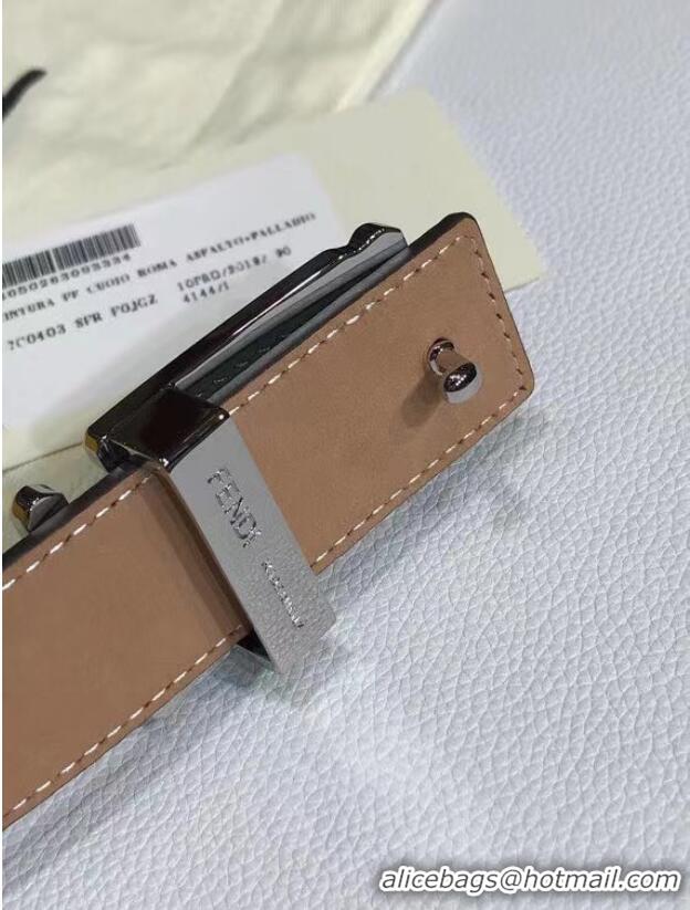 Super Quality Fendi Leather Belt Width 30mm F2375