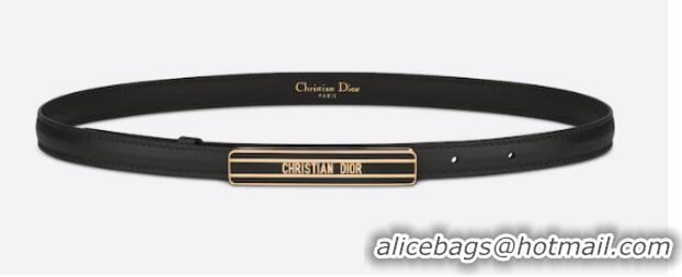 Super Quality DIOR-ID BELT Raspberry Smooth Calfskin 15 MM B0109UM blacck