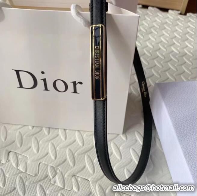 Super Quality DIOR-ID BELT Raspberry Smooth Calfskin 15 MM B0109UM blacck