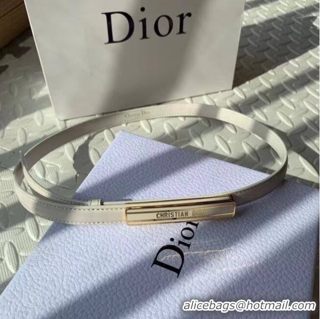 Low Cost DIOR-ID BELT Raspberry Smooth Calfskin 15 MM B0109UM White