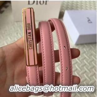 Promotional DIOR-ID BELT Raspberry Smooth Calfskin 15 MM B0109UM pink