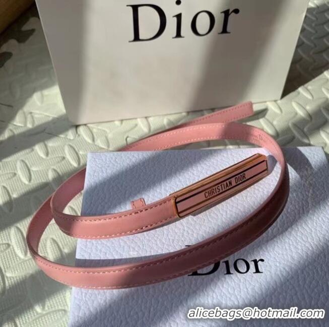 Promotional DIOR-ID BELT Raspberry Smooth Calfskin 15 MM B0109UM pink