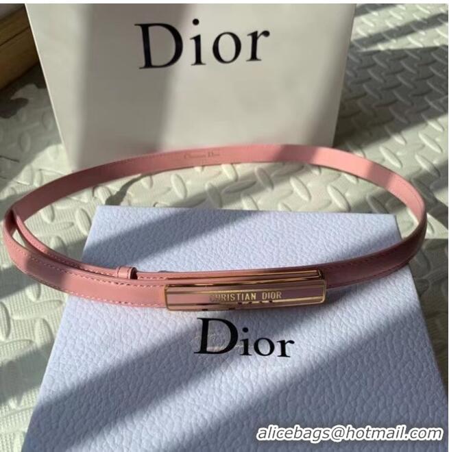 Promotional DIOR-ID BELT Raspberry Smooth Calfskin 15 MM B0109UM pink