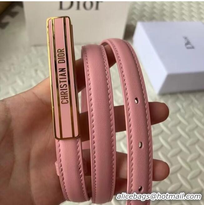 Promotional DIOR-ID BELT Raspberry Smooth Calfskin 15 MM B0109UM pink