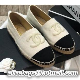 Discounts Chanel Denim Espadrilles G29762 White 2021