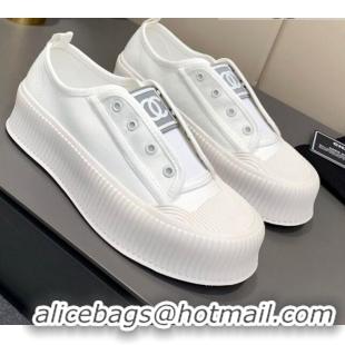 Most Popular Chanel Canvas Platform Open Sneakers 060977 White 2021