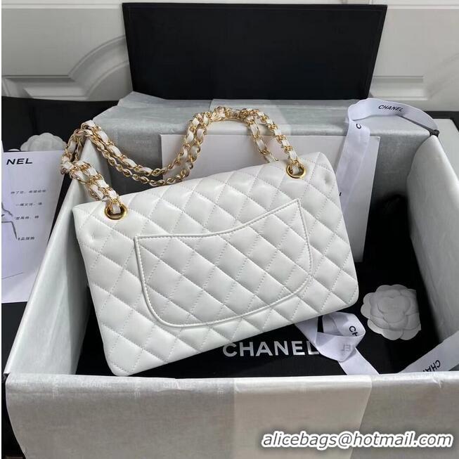 Discount Chanel 2.55 Series Flap Bag Original Sheepskin Leather A1112 White