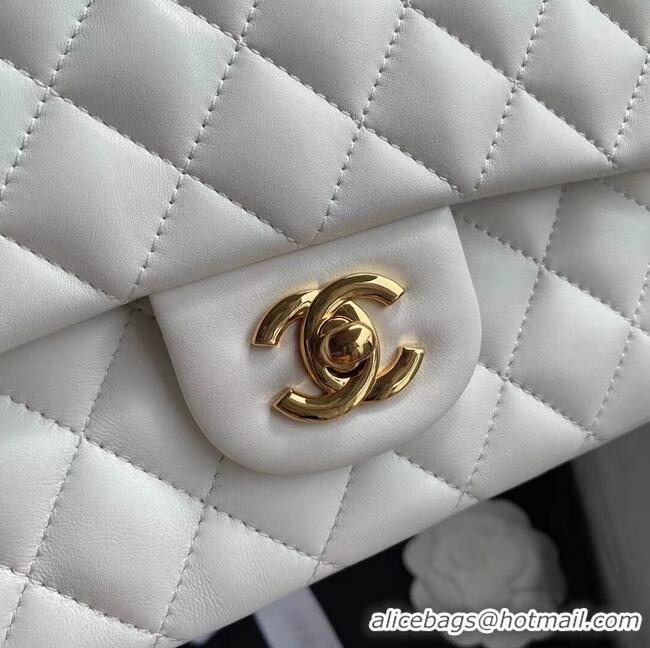 Discount Chanel 2.55 Series Flap Bag Original Sheepskin Leather A1112 White