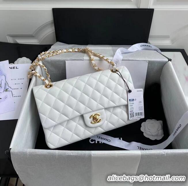 Discount Chanel 2.55 Series Flap Bag Original Sheepskin Leather A1112 White