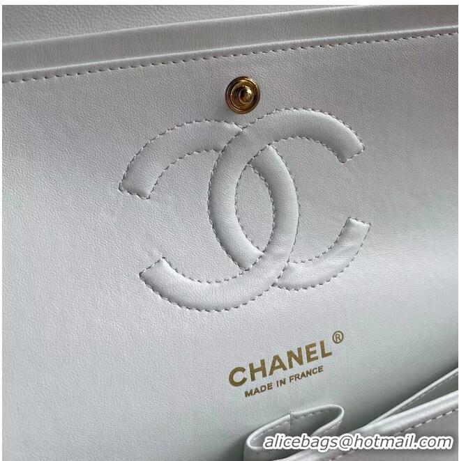 Discount Chanel 2.55 Series Flap Bag Original Sheepskin Leather A1112 White