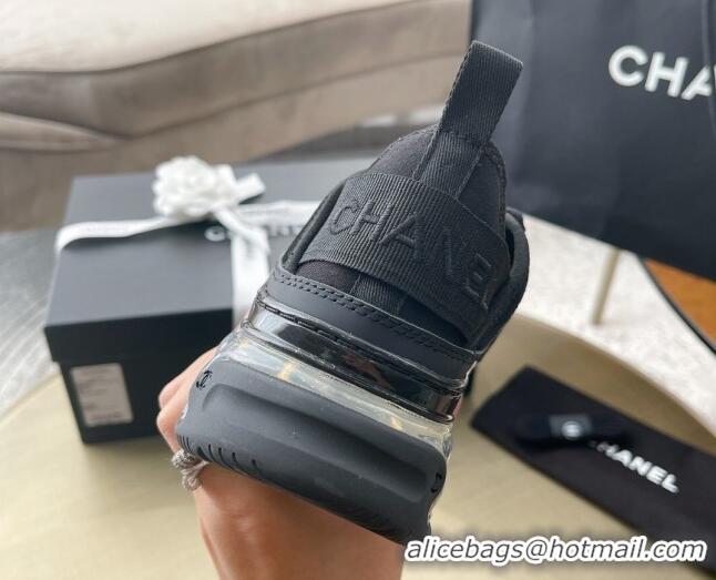 Super Quality Chanel Suede Sneakers 61005 Black 2021