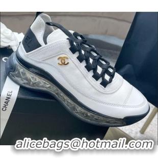 Top Quality Chanel Suede Sneakers 61005 White 2021