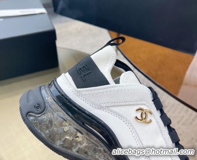 Top Quality Chanel Suede Sneakers 61005 White 2021