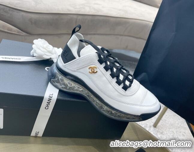 Top Quality Chanel Suede Sneakers 61005 White 2021