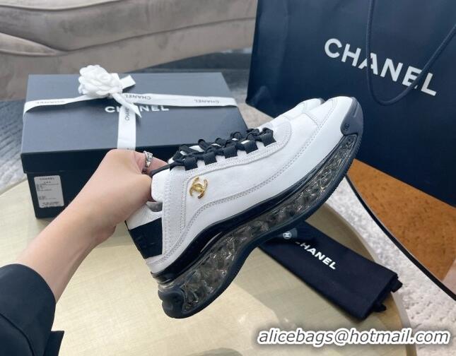 Top Quality Chanel Suede Sneakers 61005 White 2021