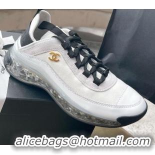 Good Quality Chanel Suede Sneakers 061007 White 2021