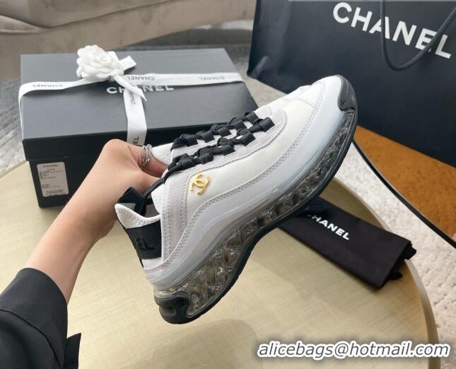 Good Quality Chanel Suede Sneakers 061007 White 2021