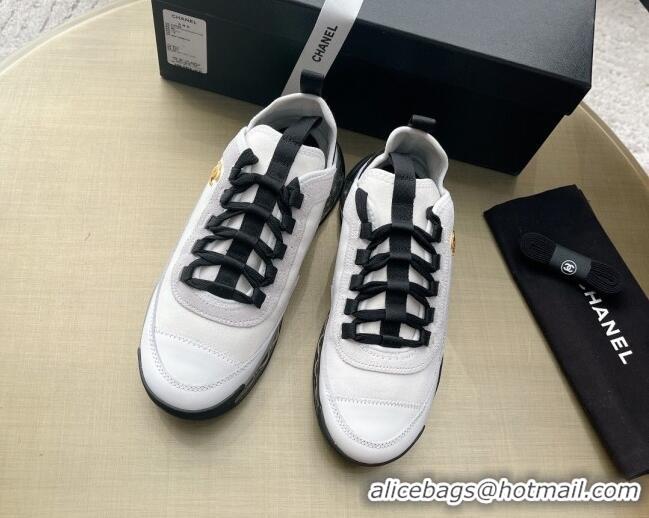 Good Quality Chanel Suede Sneakers 061007 White 2021