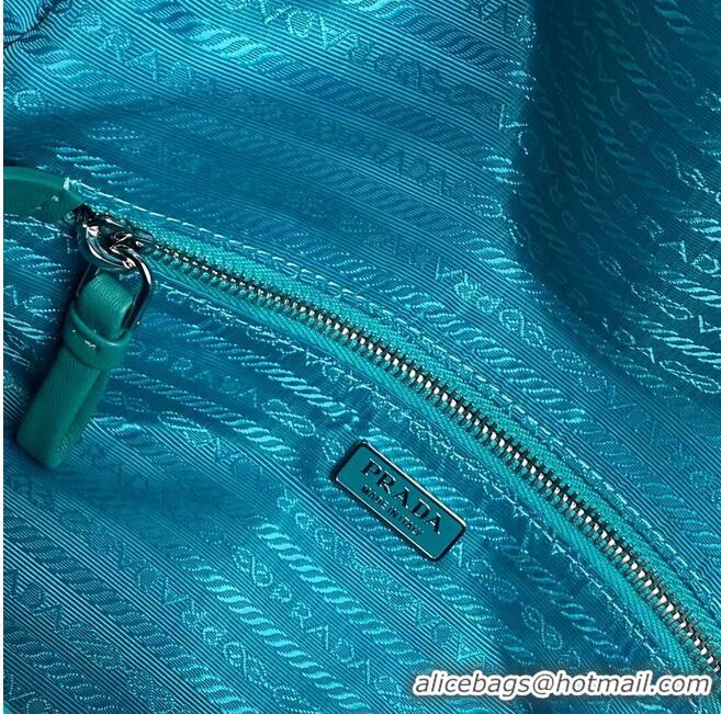 Top Quality Padded nappa leather Prada Signaux bag 1BC165 light blue