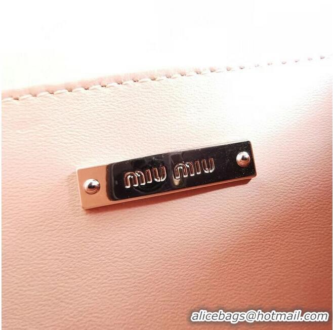 New Product miu miu Matelasse Nappa Leather mini Shoulder Bag 5ED084 pink